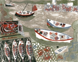 North Westerly, Moderate, Fair Print by Melvyn Evans