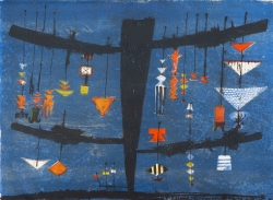 Night Illuminations Print by Michael Rothenstein