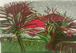 Hawthorns Print by Moss Fuller