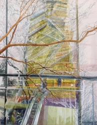 Upwardly Mobile Painting by Olwen Jones