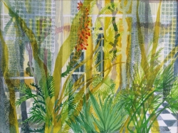 Tropical Room Painting by Olwen Jones