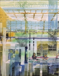 Interior, Boston Painting by Olwen Jones