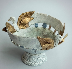 Flight of the Phoenix Ceramic by Pam Schomberg