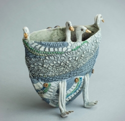 Victory at Salamis Ceramic by Pam Schomberg