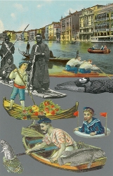 Fishing, from the Venice Suite Print by Peter Blake