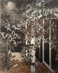 The Porch Print by Richard Bawden