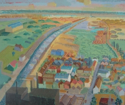 Leaving Harbour Painting by Ronald Hellen