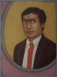 Boy in Uniform Painting by Shanti Panchal