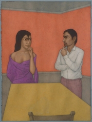 Artist's Muse Painting by Shanti Panchal