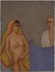 The Sari Painting by Shanti Panchal
