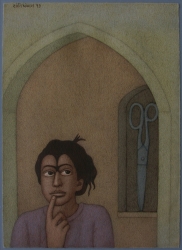 The Scissors Painting by Shanti Panchal