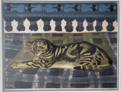 Tom Cat Print by Sheila Robinson