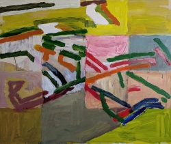 Middle Sluice, High Tide, Beaumont Revisited Painting by Simon Carter