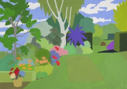 Summer Garden Painting by Sonia Coode-Adams