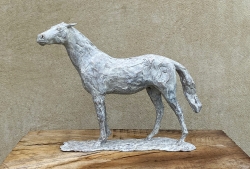 Grey Stallion Sculpture by Stuart Anderson