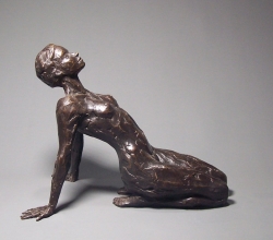 Kneeling Figure Sculpture by Stuart Anderson