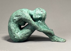 Curled Figure Sculpture by Stuart Anderson