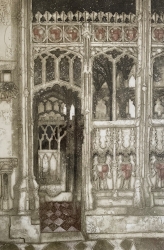 Tewkesbury Interior Print by Valerie Thornton