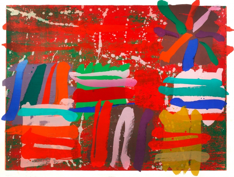 Trinity I by Albert Irvin OBE RA (1922 - 2015)