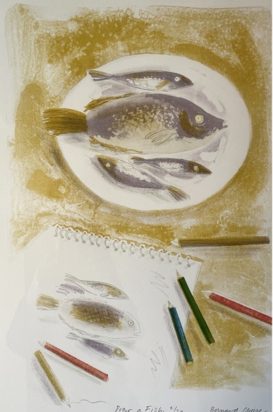 Draw a Fish Draw a Fish by Bernard Cheese RCA R.E. (1925 - 2013)