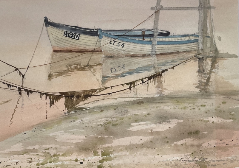 EarlyTide by Charles Bartlett  RWS RE ARCA (1921 - 2014)