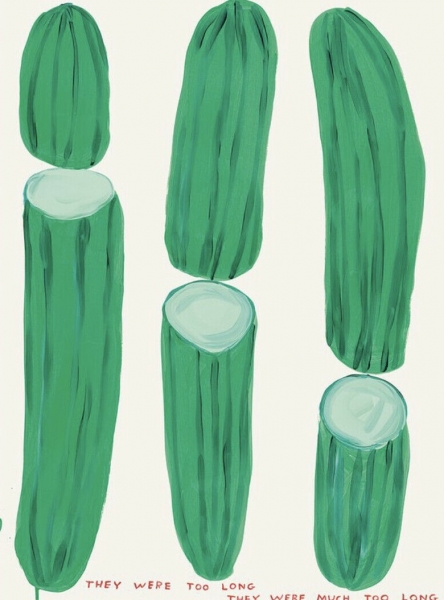 They were too long They were too long by David Shrigley OBE (1968)