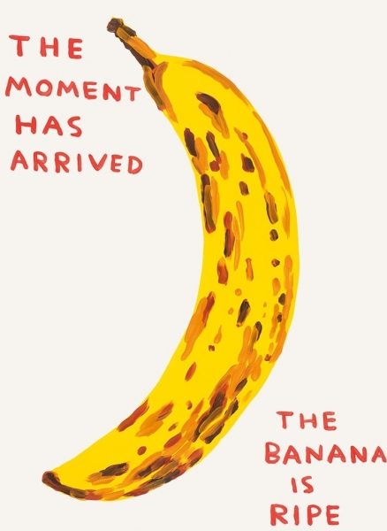 The moment has arrived The moment has arrived by David Shrigley OBE (1968)