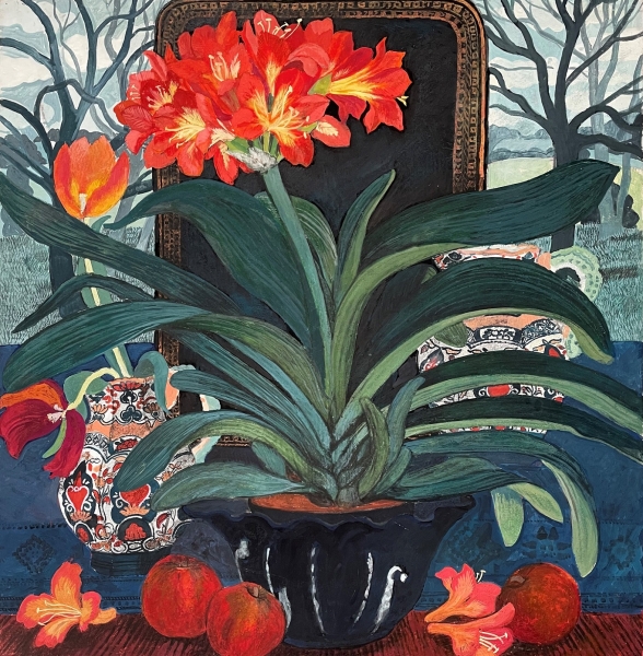 Amaryllis by Dione Page  R.W.A (1936 - 2021)