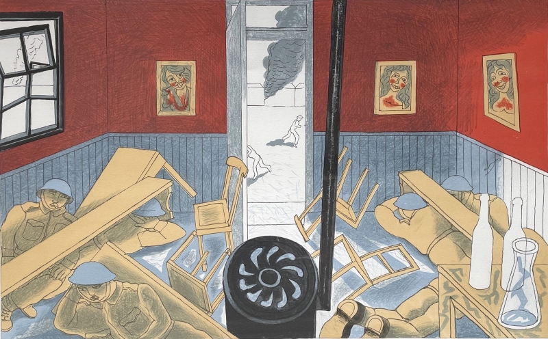 Dunkirk by Edward Bawden CBE RA (1903 - 1989)