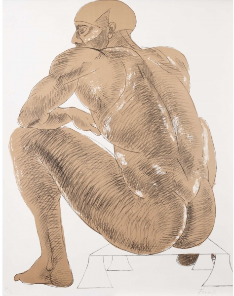 Seated Nude, from thirty five artists printmaking portfolio Seated Nude, from thirty five artists printmaking portfolio by Dame Elisabeth Frink (1930 - 1993)