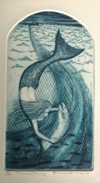 Mermaid Fishing Mermaid Fishing by Elizabeth Morris