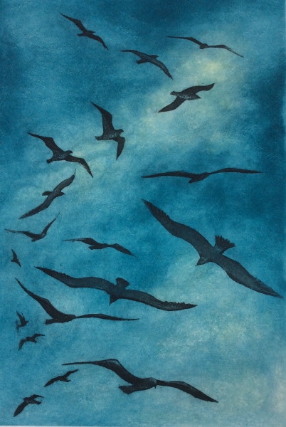 Sea Birds II by Elizabeth Morris