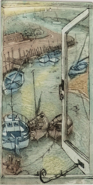 Blakeney Channel Blakeney Channel by Glynn Thomas RE (1946)