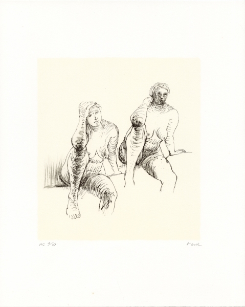 Seated Figures Seated Figures by Sir Henry Moore (1898 - 1986)