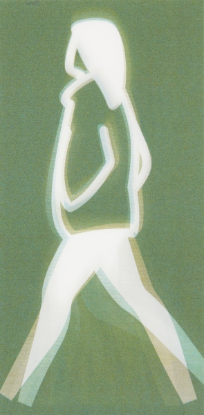 Old Street Walker 4 Old Street Walker 4 by Julian Opie (1958)