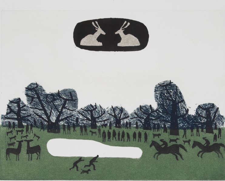 Richmond Park Richmond Park by Julian Trevelyan (1910 - 1988)