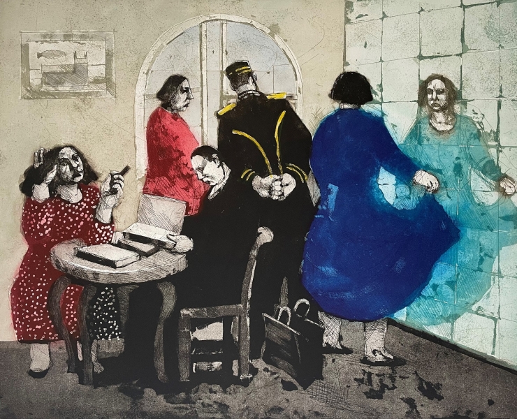 Mirror Mirror by Karolina Larusdottir  RWS RE (1944 - 2019)