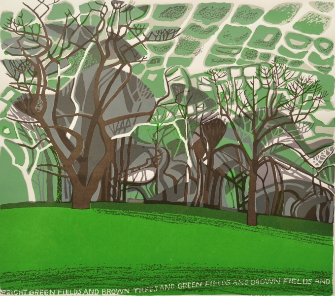 Green Fields and Trees by Moss Fuller  RCA (1937 - 2021)
