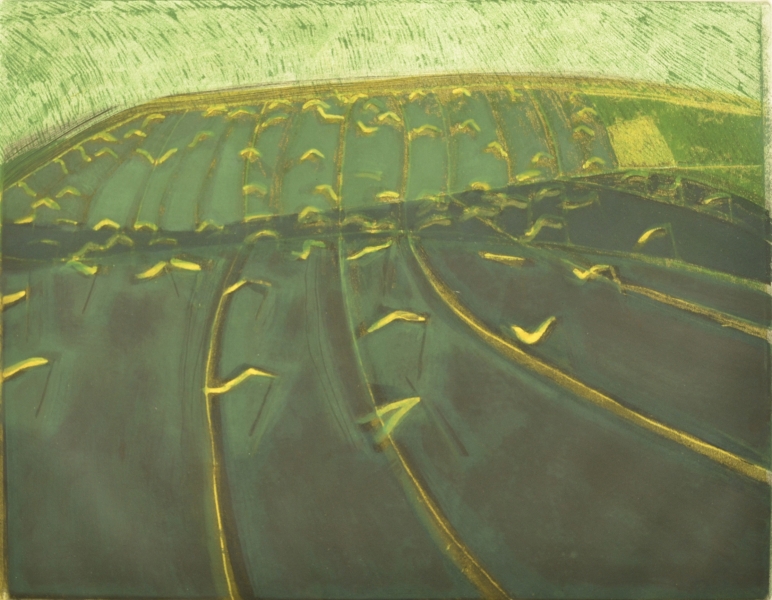 Flying Field Flags III by Moss Fuller  RCA (1937 - 2021)