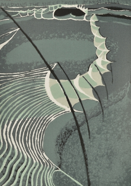 Sheep Walks by Moss Fuller  RCA (1937 - 2021)