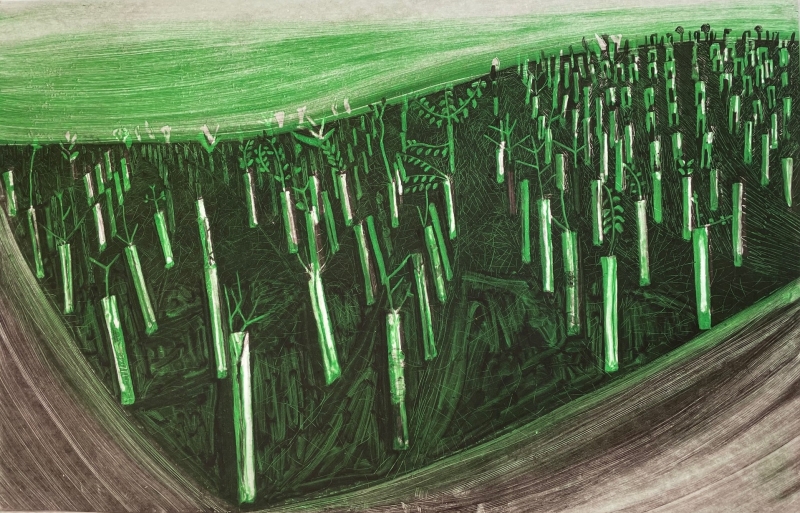 Plantation III by Moss Fuller  RCA (1937 - 2021)