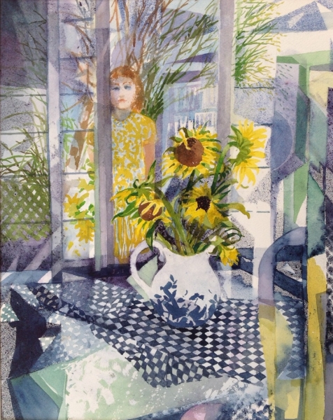 Looking in Looking in by Olwen Jones RWS RE (1945)