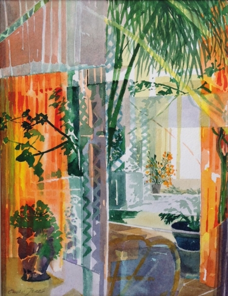 Orange Interior Orange Interior by Olwen Jones RWS RE (1945)