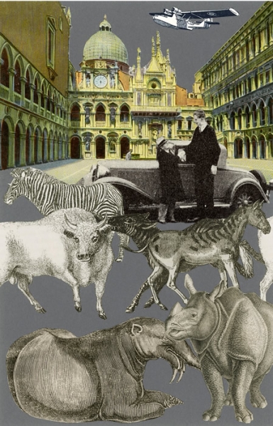 Exotic Beasts, from the Venice Suite Exotic Beasts, from the Venice Suite by Sir Peter Blake OBE (1932)