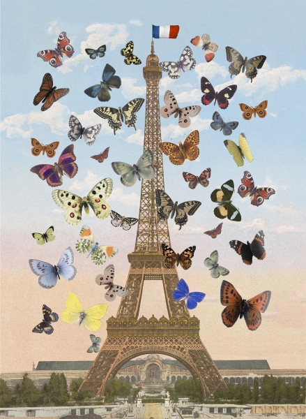 Eiffel Tower Eiffel Tower by Sir Peter Blake OBE (1932)