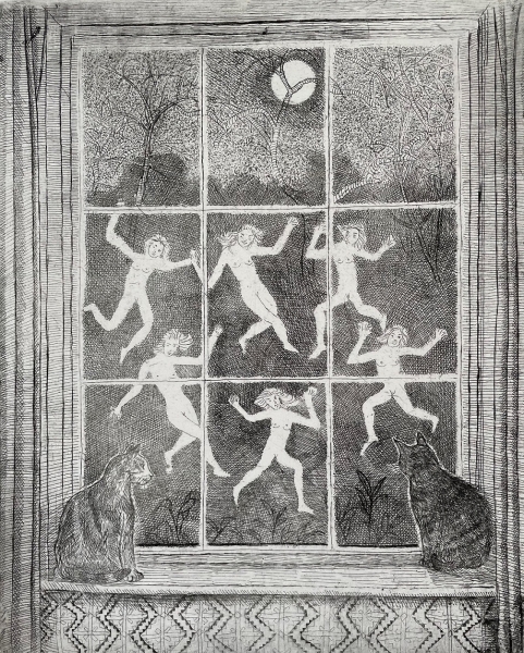 Nocturnal Dancing Dryads Nocturnal Dancing Dryads by Richard Bawden RWS, NEAC, RE (1936 - 2024)