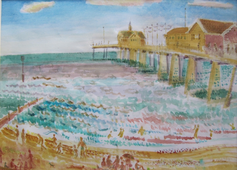 Southwold, Pier (watercolour) Southwold, Pier (watercolour) by Ronald Hellen