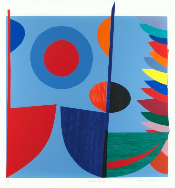 Newlyn Blue Q Newlyn Blue Q by Sir Terry Frost OBE RA (1915 - 2003)