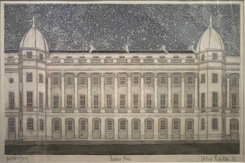 Sussex Place Sussex Place by Valerie Thornton R.E. (1931 - 1986)