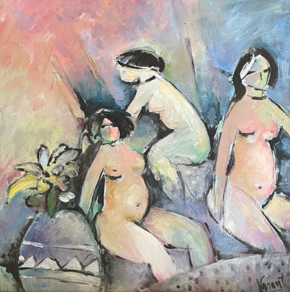 Nudes Nudes by Vasant Chinchwadkar (1934)